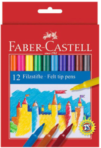 Фломастеры 12 цв., Faber-Castell