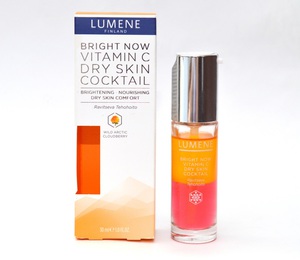 lumene bright now vitamin c dry skin cocktail