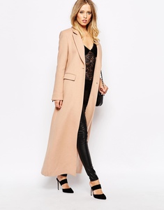 Supertrash Oxford Maxi Coat in Camel