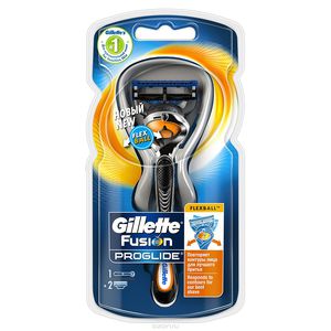 Gillette Бритва Fusion ProGlide с технологией FlexBall (с дополнительной сменной кассетой)