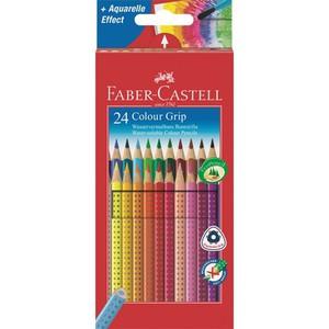 Карандаши цветные Faber-Castell Grip Замок 24 цвета