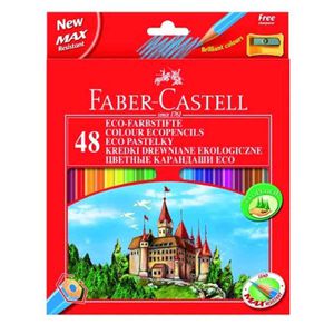 Карандаши цветные Faber Castell ECO ЗАМОК , 48 цветов