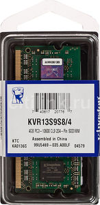 Модуль памяти KINGSTON KVR13S9S8/4 DDR3 - 4Гб