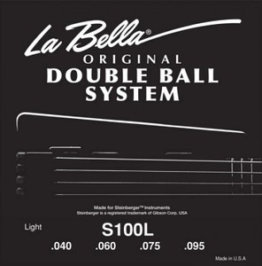 La Bella S100L DOUBLE BALL BASS – LIGHT 40-95