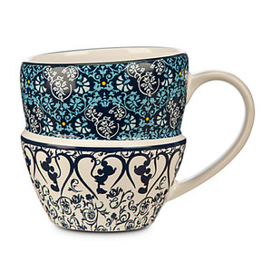 Mickey Mouse Icon Indigo Stacked Mug