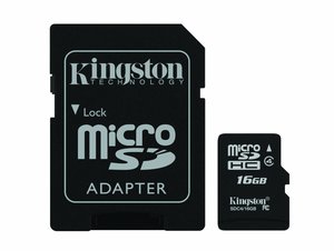 Карта памяти на 16 GB micro