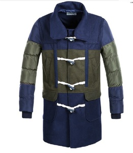 шерстяное пальто с отложным воротником