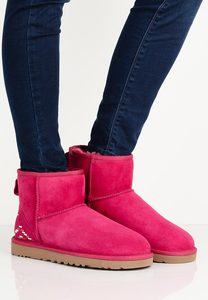 UGG Australia розовые из замши и черные из кожи