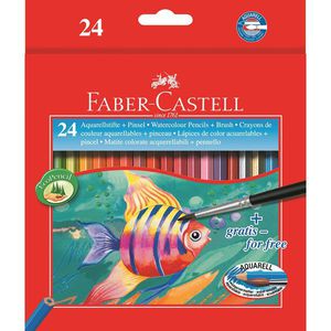 Акварельные карандаши Faber-Castell в картонной коробке (24 цвета)