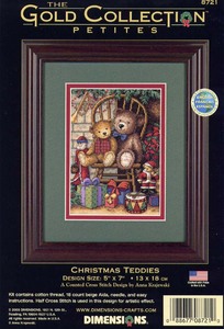 Dimensions 08721 Cristmas Teddies