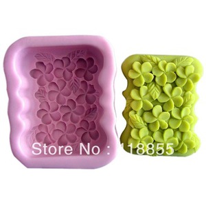 Clover silicone soap mold