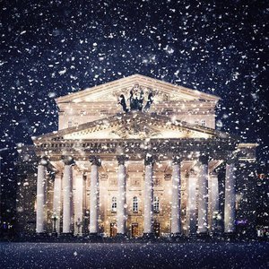 Bolshoi Theater in the winter atmosphere