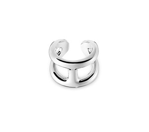 Hermes Osmose Silver Ring