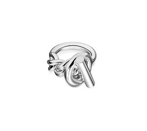 Hermes Croisette Silver Ring