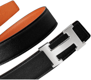 Hermes belt black/orange