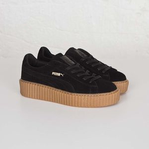 КРОССОВКИ НИЗКИЕ SUEDE CREEPERS PUMA BLACK