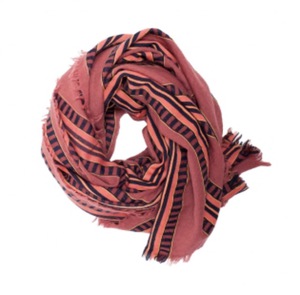 wilfred woven striped scarf