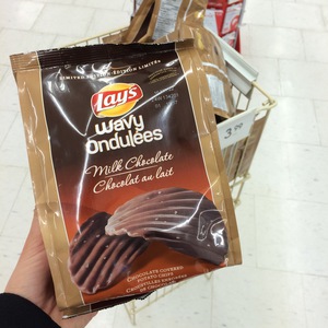 lays chocolate covered potato chips