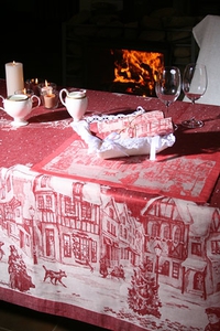 Скатерть праздничная овальная