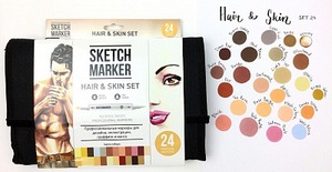 Маркеры sketchmarker базовые цвета кожи и волос