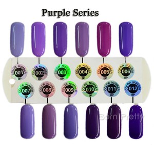 Purple Series Nail UV Gel Soak Off Polish