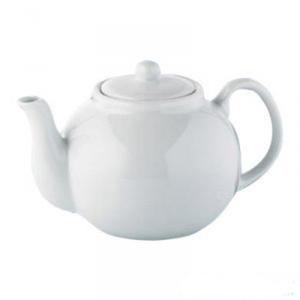 Белый заварочный чайник