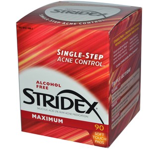 Stridex Single-Step Acne Control Maximum Alcohol Free