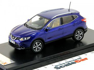 Qashqai 2014 синий модель 1:43