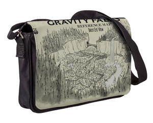 Сумка-почтальонка "Карта Гравити Фолз"