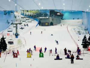 Сноубординг в Ski Dubai