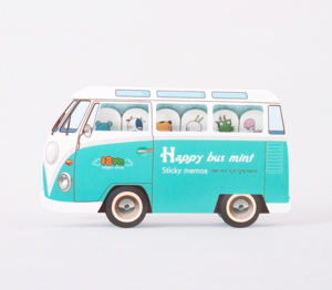 Cute Happy Bus Sticky Notes