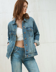 Джинсовая куртка oversize