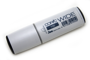 Маркер COPIC WIDE на спиртовой основе, чёрный