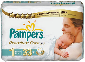 Подгурзники Pampers Premium Care (размер 2)