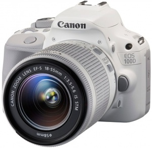 Canon EOS 100D Kit 18-55 IS STM (белый)