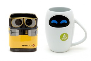 кружки Disney Store Wall-e and Eve