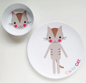 Cat plate set