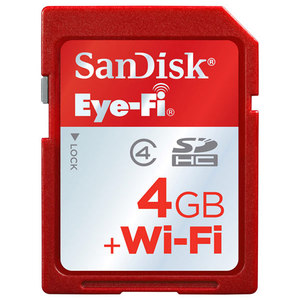 Карта памяти SanDisk Eye-Fi+Wi-fi SDHC