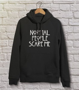 Толстовка АИУ "normal people scare me"