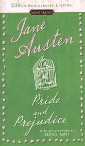 Книга "Гордость и предубеждение" Джейн Остин (англ.)