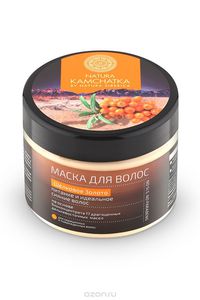 Natura Kamchatka Маска для волос "Шелковое золото"питание и идеальное сияние волос300 мл