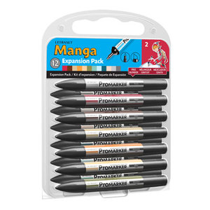 Набор маркеров Letraset Manga Expansion Pack 2