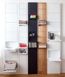 Встроенный стеллаж модульного типа