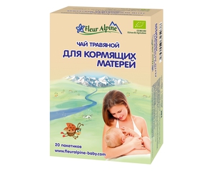 Чай для кормящих мам Fleur Alpine Organic травяной