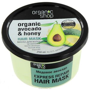 Маска для волос «Медовое авокадо» Organic Shop