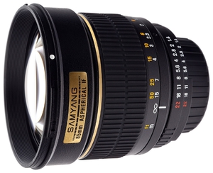 Samyang 85mm f/1.4 AS IF Canon EF