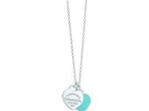 Double Heart Tag Pendant