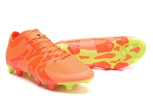 adidas x 15.1 fg/ag orange lime football boots uk for sale