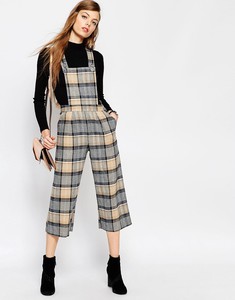 ASOS Tailored Dungaree in Check