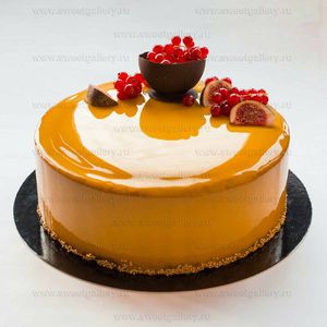 Торт с зеркальной глазурью